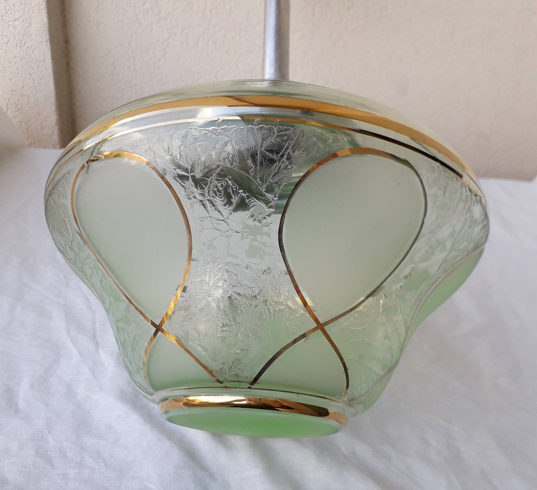 Suspension plafonnier en verre