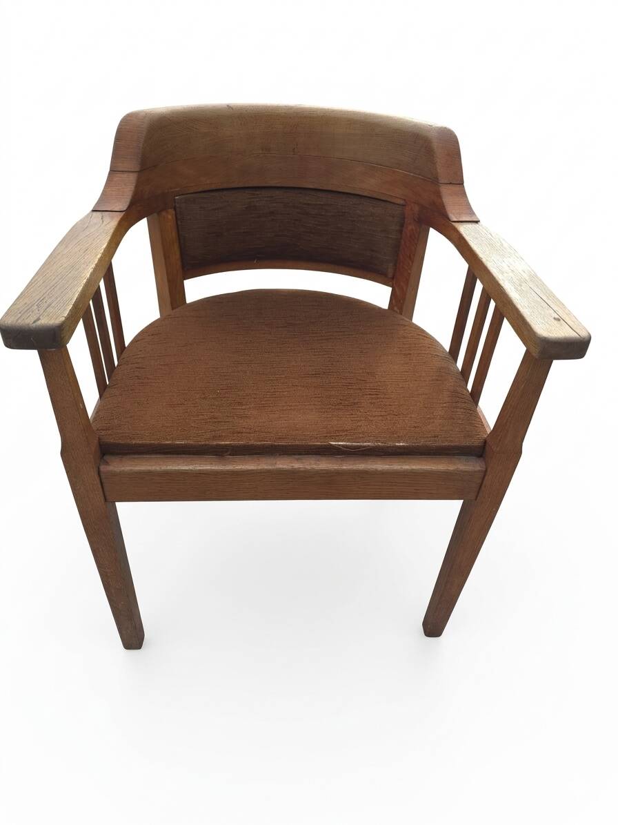 Vintage oak office chair