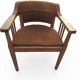Vintage oak office chair