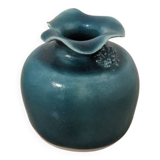 Small handmade turquoise pottery.