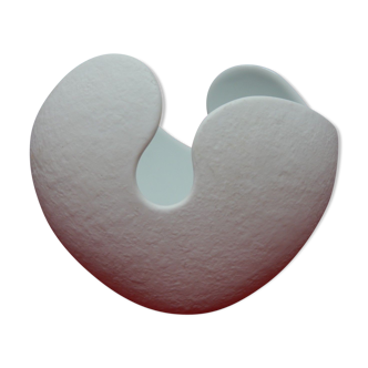 Vase Hakusan, effet boule de neige design, céramique japonaise