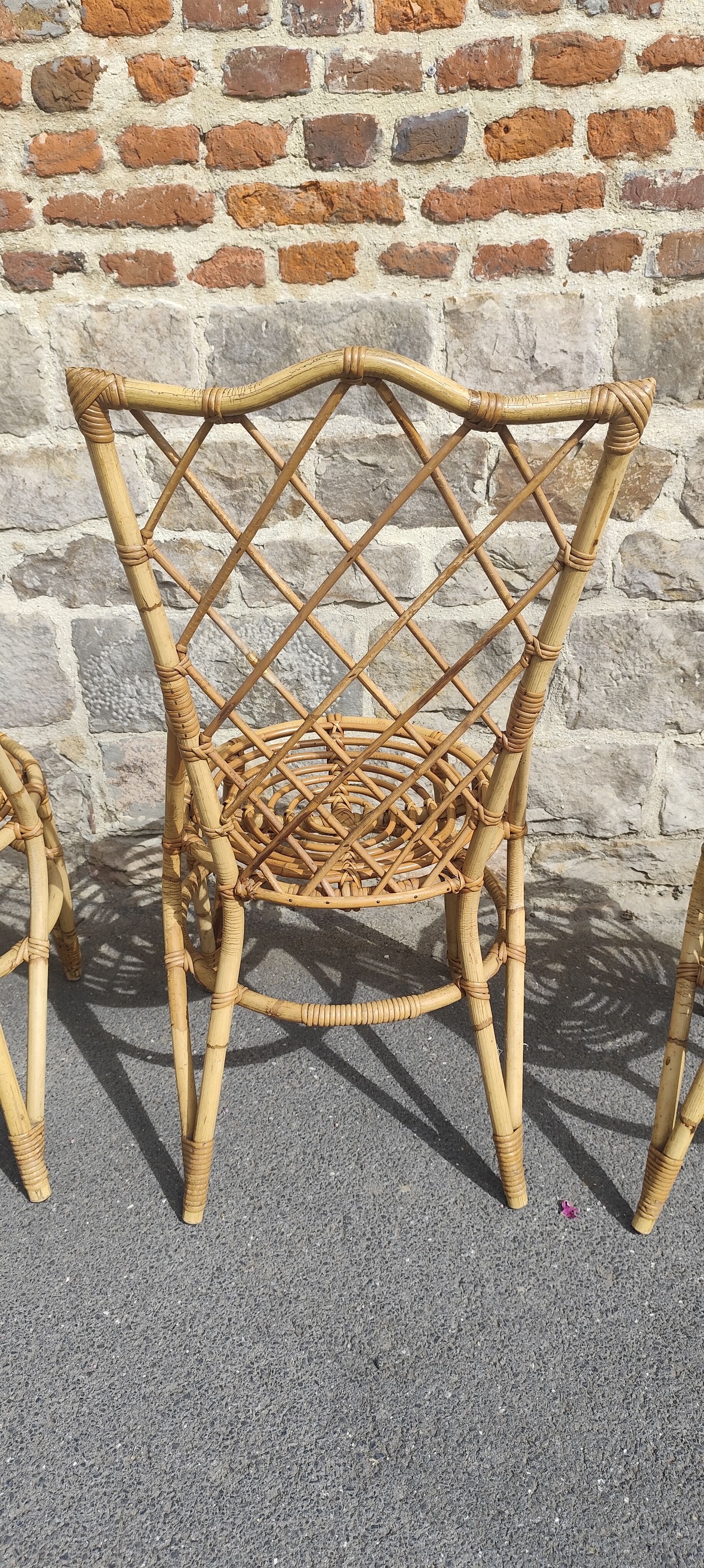 Lot de 4 chaises Louis Sognot