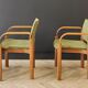Four mid century armchairs vintage - set of 4 chairs