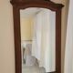Large Art Nouveau Mirror 1910 - Solid Walnut