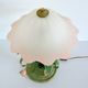 Lampe de table bouquet de fleurs / Roses fer forgé 1960 vintage