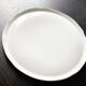 Pie or cheese dish, in white porcelain