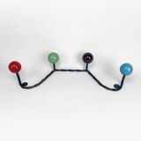 Ball and wrought iron coat racks from the 50s/60s