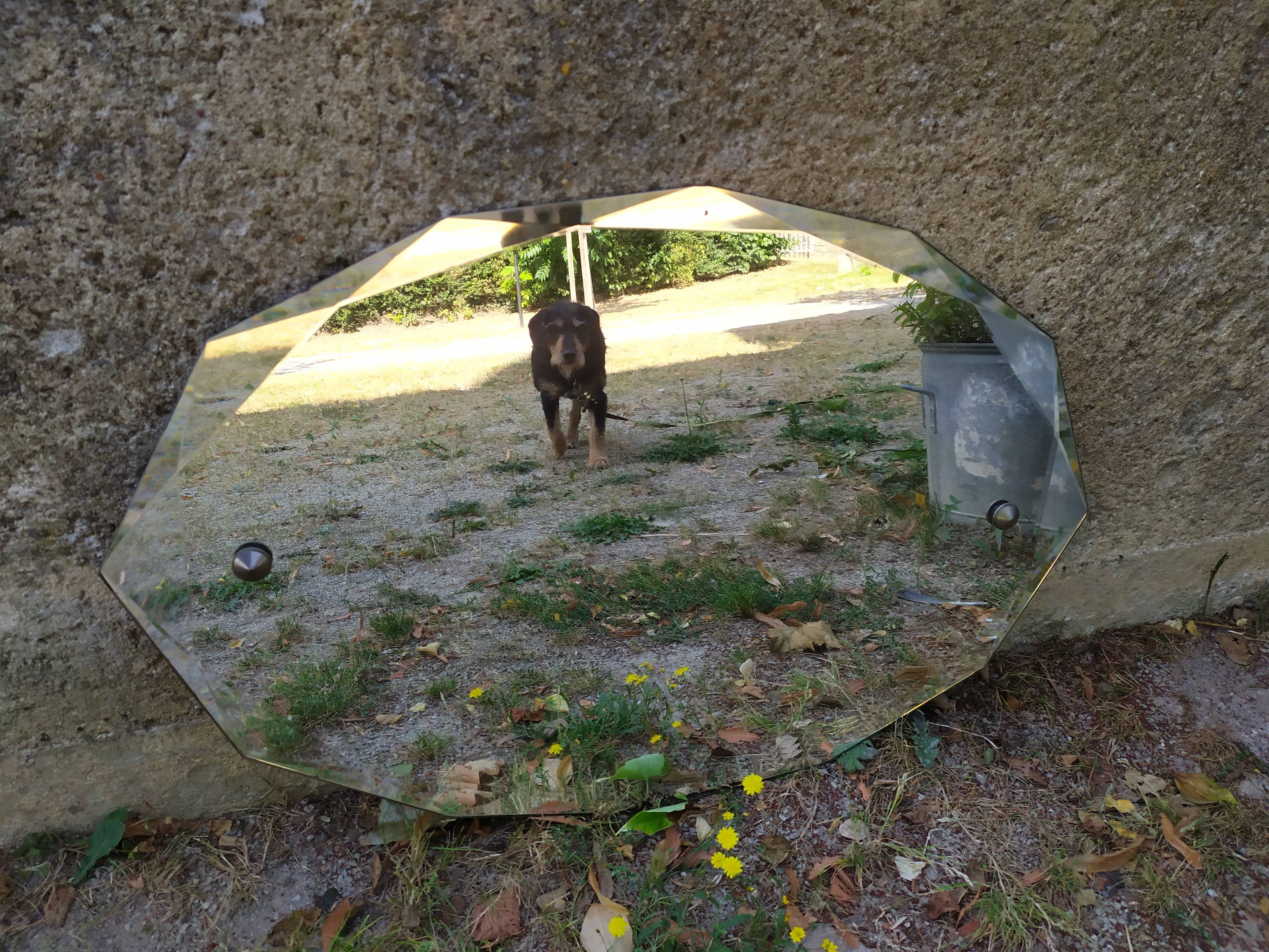 Art Deco beveled mirror