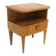 Table de chevet en orme, Swedish Modern, Suède, 1940