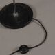 Vintage black 2 bulbs floor lamp, Germany 1970’s