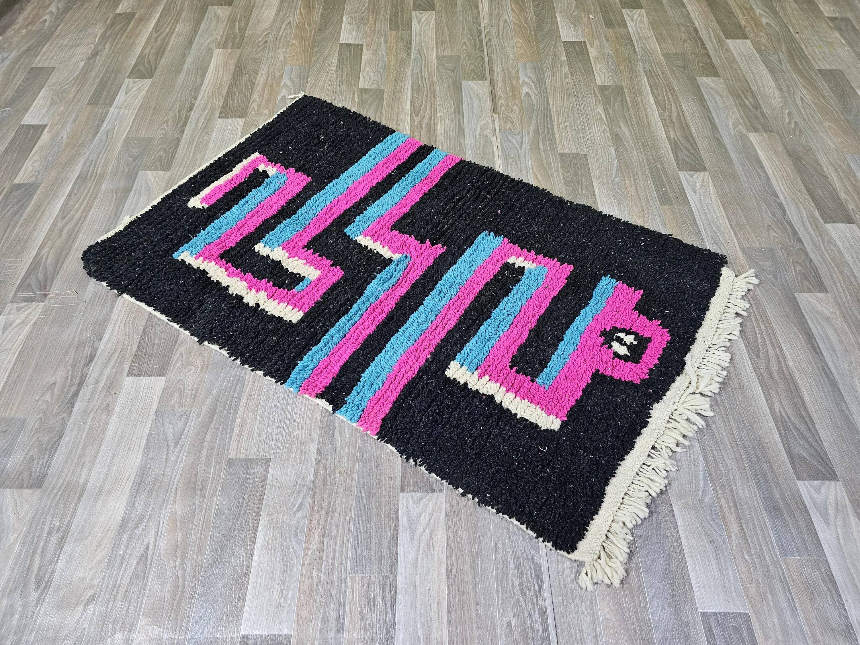 Tapis fait main traditionnal 250cmX150cm marocain