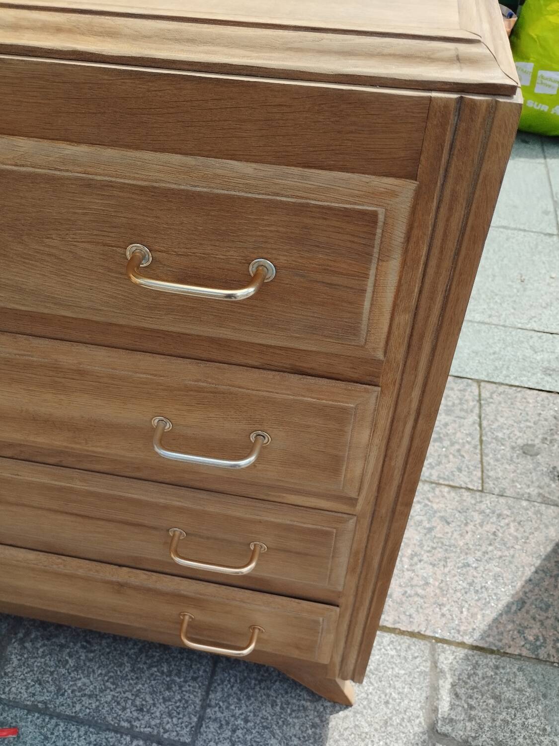 Commode vintage pieds compas