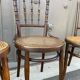 Lot de 4 chaises bistrot café bois courbé dépareillées