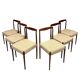 6x Palisander Dining Chairs by Lübke