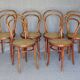 6 bistro chairs N° 14 canned, by Turpe Dresden 1890