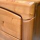 Vintage solid pine chest of drawers Danish Scandinavian style 1980s