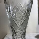 Bohemian crystal vase
