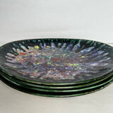 4 oval shaped plates Morvan