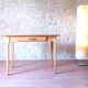 Vintage 1980s solid wood kitchen table or desk