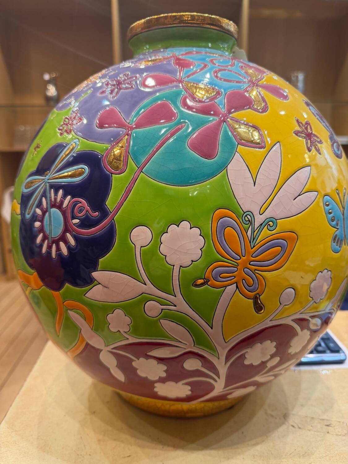 Vase Émaux de Longwy