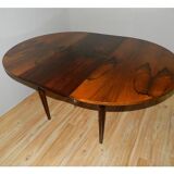Scandinavian round extensible table rosewood wooden