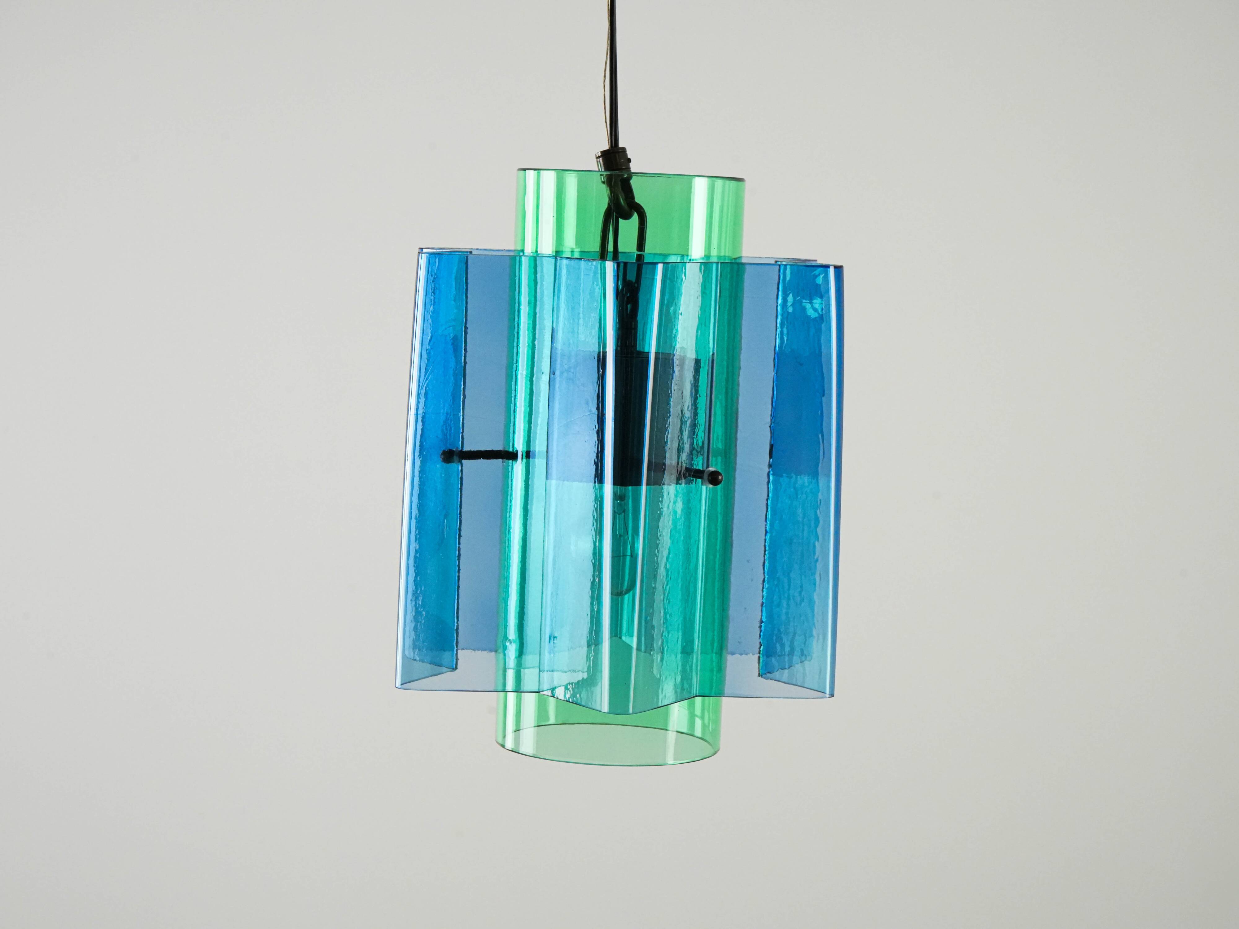 Pendant lamp, Italian design, 1970s, manufactured in Italy