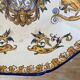 Renaissance decorated earthenware salad bowl from Gien.