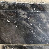 19th-century marble fireplace