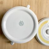 50's Moulin des Loups Soup Tureen / Salad Bowl Set