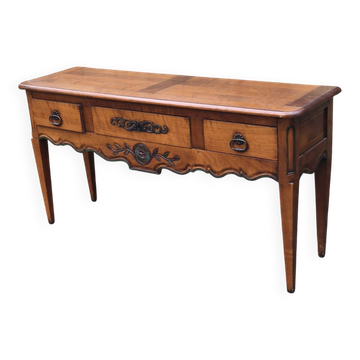 Console merisier René Trotel