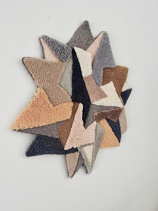 Wall tapestry (unique piece) by the artist Jules Vissers