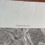 Map of Versailles by Delahaye