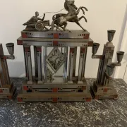 Art Deco fireplace set