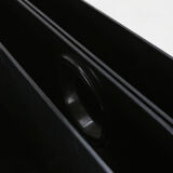 Black Kartell Magazine Rack by Giotto Stoppino