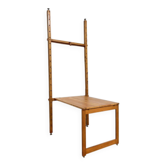 Table d'appoint ou bureau Les Arcs 1950 en pin