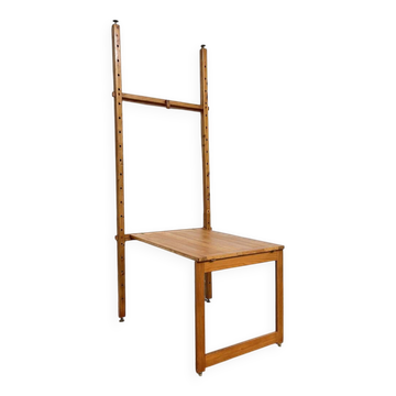 Table d'appoint ou bureau Les Arcs 1950 en pin