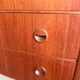 Danish vintage chest of drawers teak