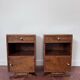 Pair of bedside tables / Art Deco accent furniture from the 1930s.