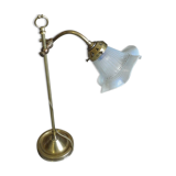 Art deco brass table lamp