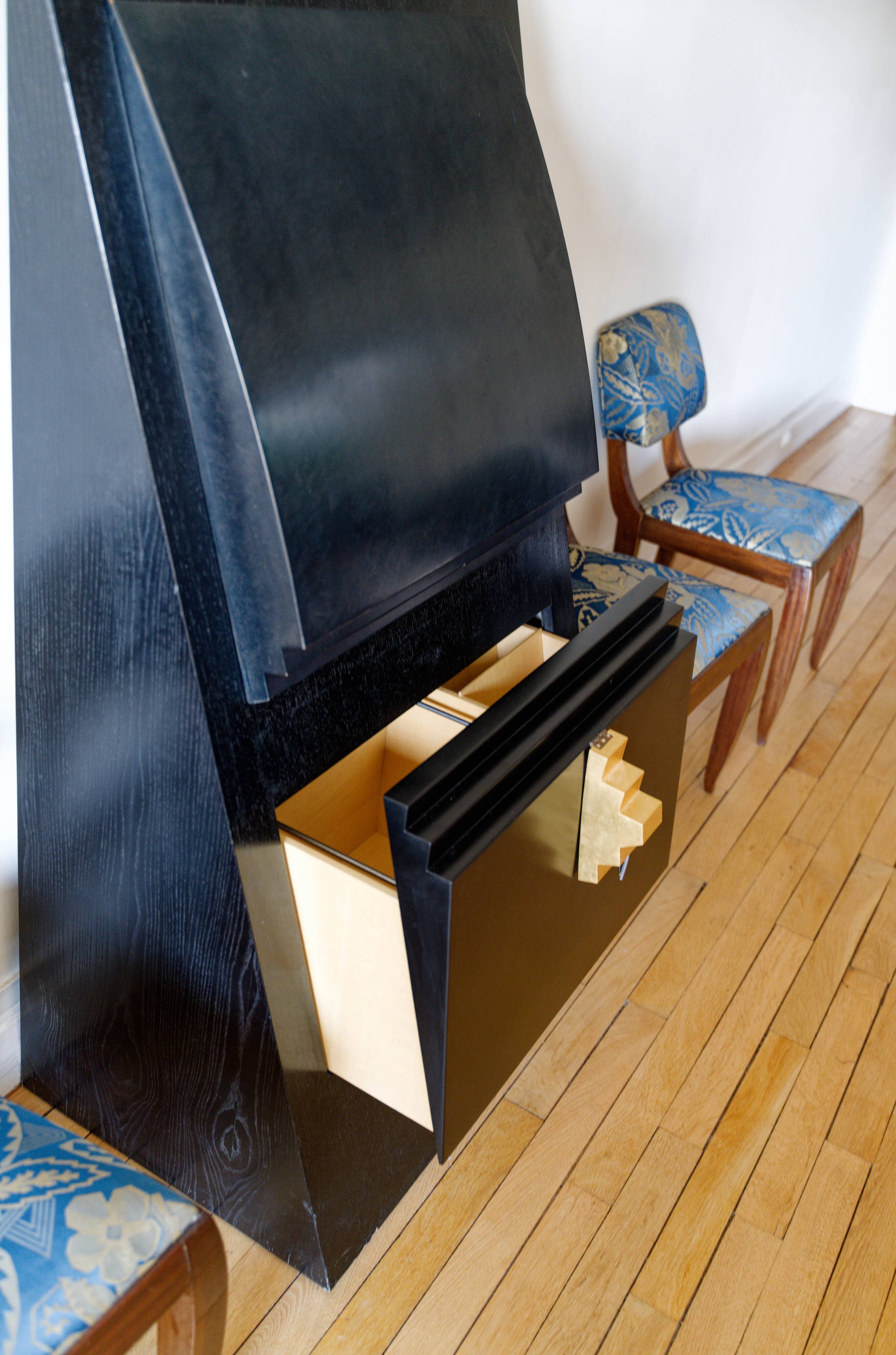 Secretary in ash and maple