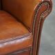 Beautiful classic sheepskin armchair with a beautiful appearance and a comfortable seat