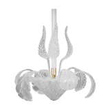Murano glass leaves chandelier, Italy 1950