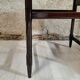 Six 50's chairs - varnished wood
