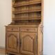 Buffet two bodies Old Furniture in solid oak, Italian rustic style