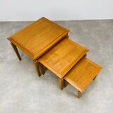 Classic wooden nesting tables