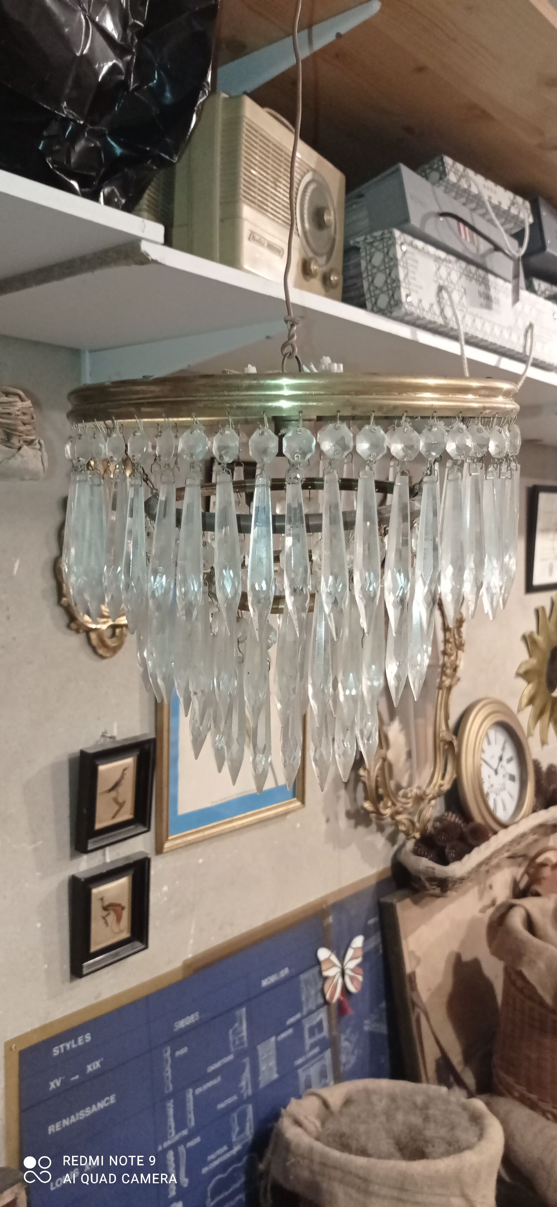 Old tassel chandelier