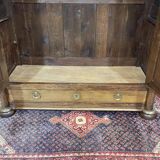 Empire wardrobe from the early 19th century in oak.