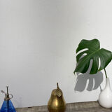 Pear fruit golden brass box