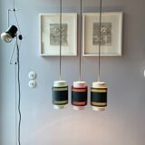 Set of three Vintage Pendant Lamps 1960's Made in Denmark