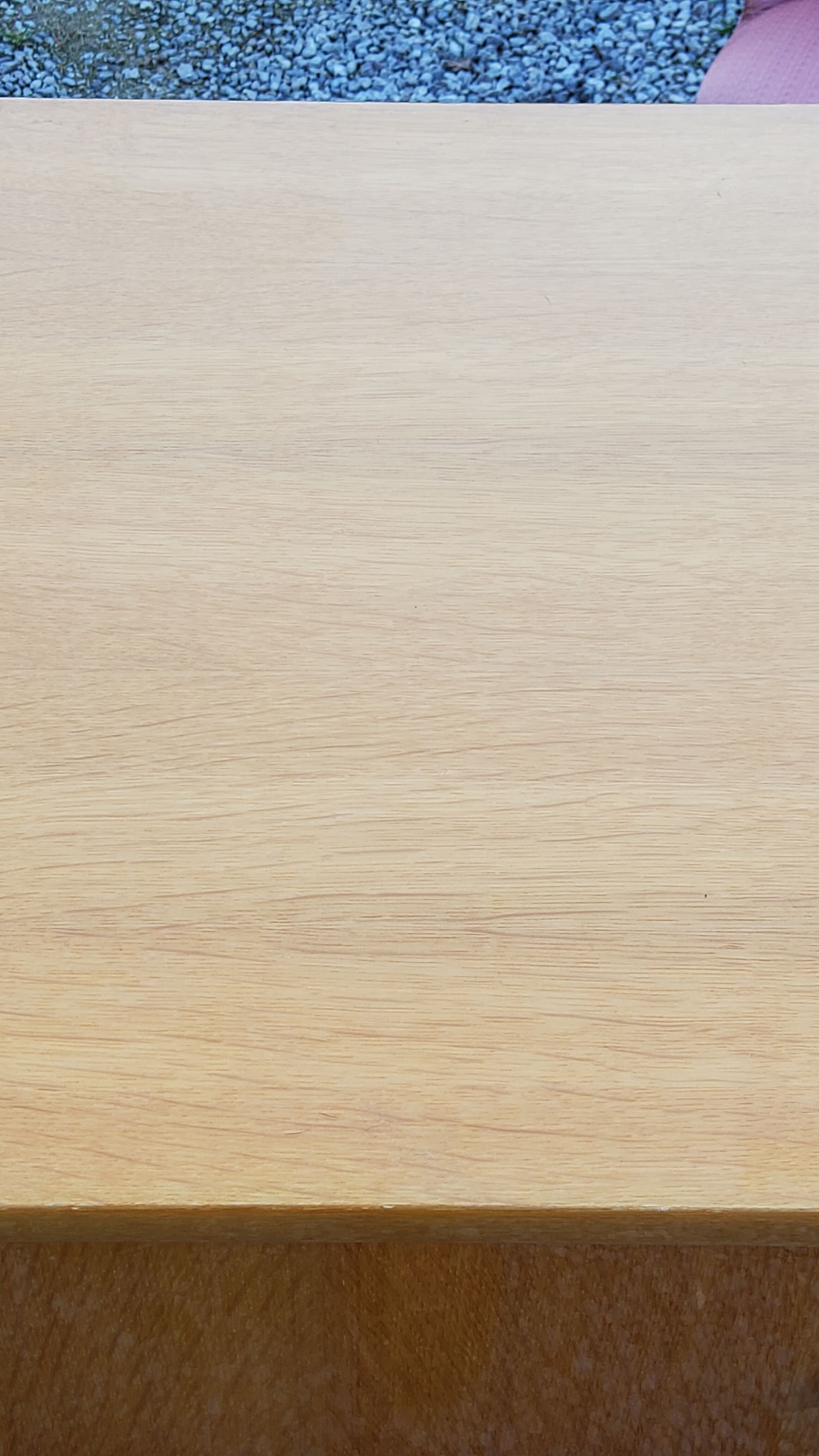 Vintage chest of drawers from the 60s in blond oak 4 drawers conical feet